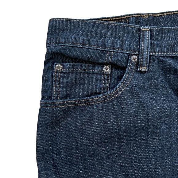Levi’s 559 Men's Relaxed Fit Straight Leg Dark Wash Jeans Sz. 46 - Picture 5 of 14